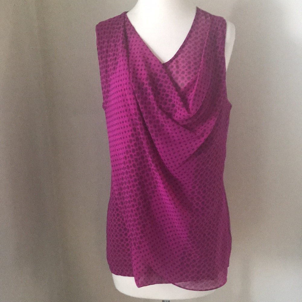 CAbi Brilliant Sleeveless Top Blouse Tank